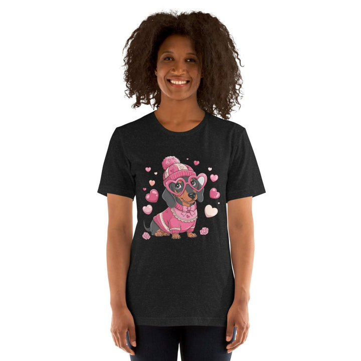 Love Dog Graphic Tee - Ash - S - ArtyKoala