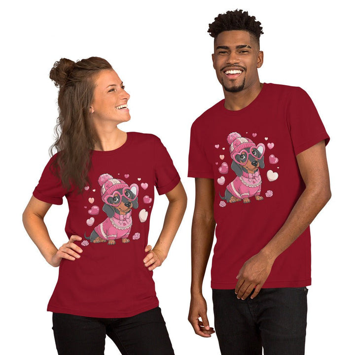 Love Dog Graphic Tee - Ash - S - ArtyKoala