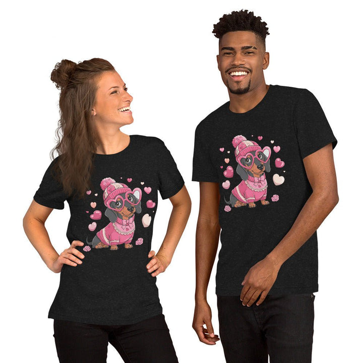 Love Dog Graphic Tee - Ash - S - ArtyKoala