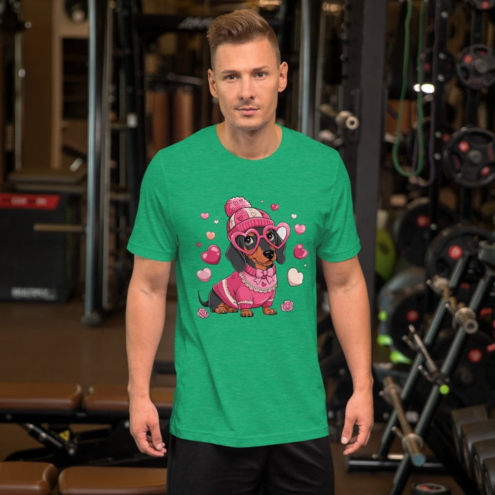 Love Dog Graphic Tee - Ash - S - ArtyKoala