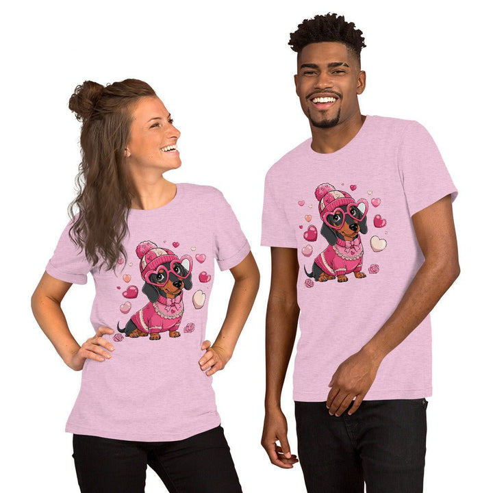 Love Dog Graphic Tee - Ash - S - ArtyKoala