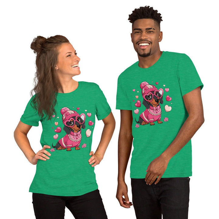 Love Dog Graphic Tee - Ash - S - ArtyKoala