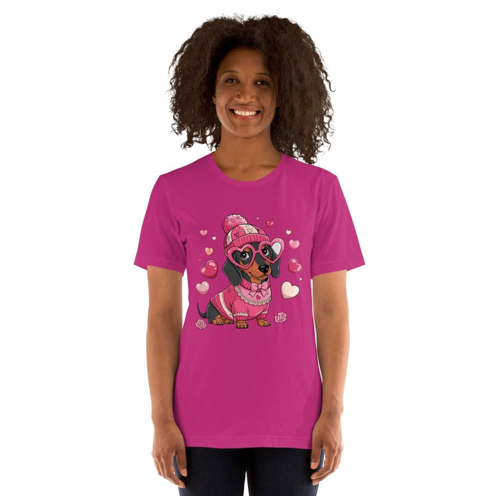Love Dog Graphic Tee - Ash - S - ArtyKoala