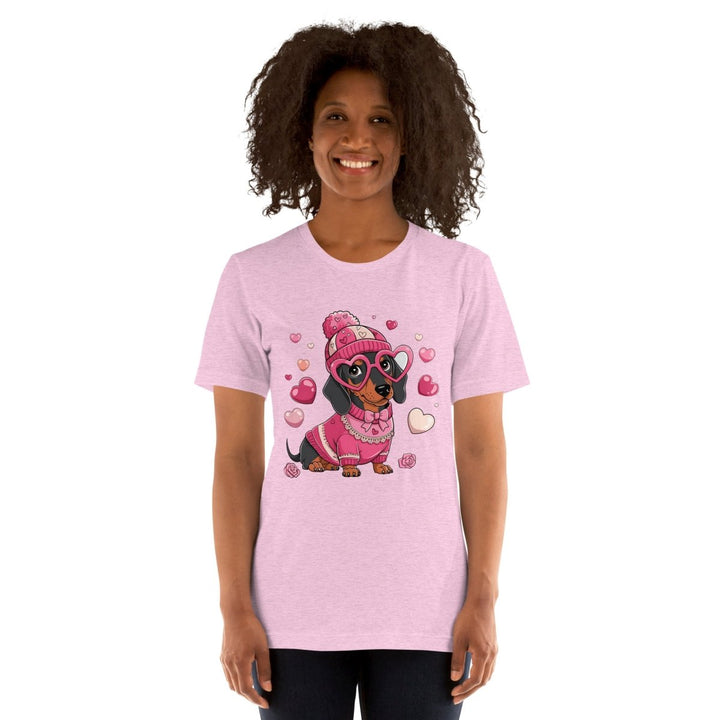 Love Dog Graphic Tee - Ash - S - ArtyKoala