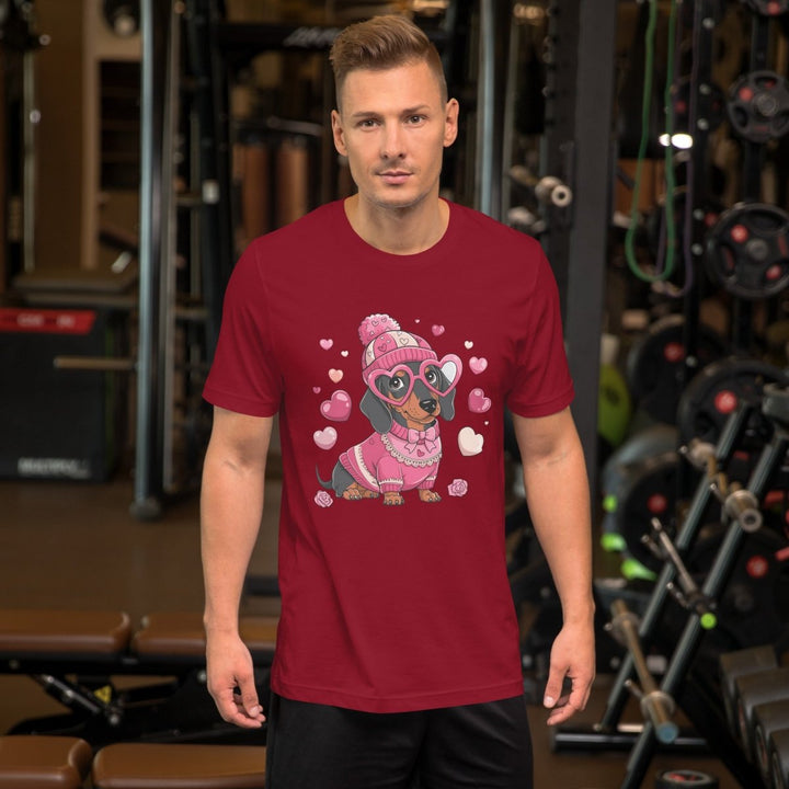 Love Dog Graphic Tee - Ash - S - ArtyKoala