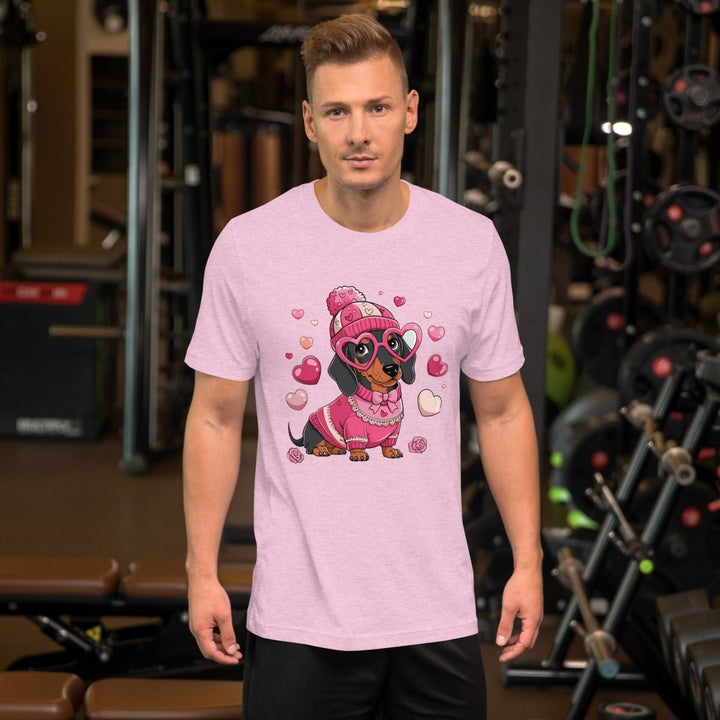 Love Dog Graphic Tee - Ash - S - ArtyKoala