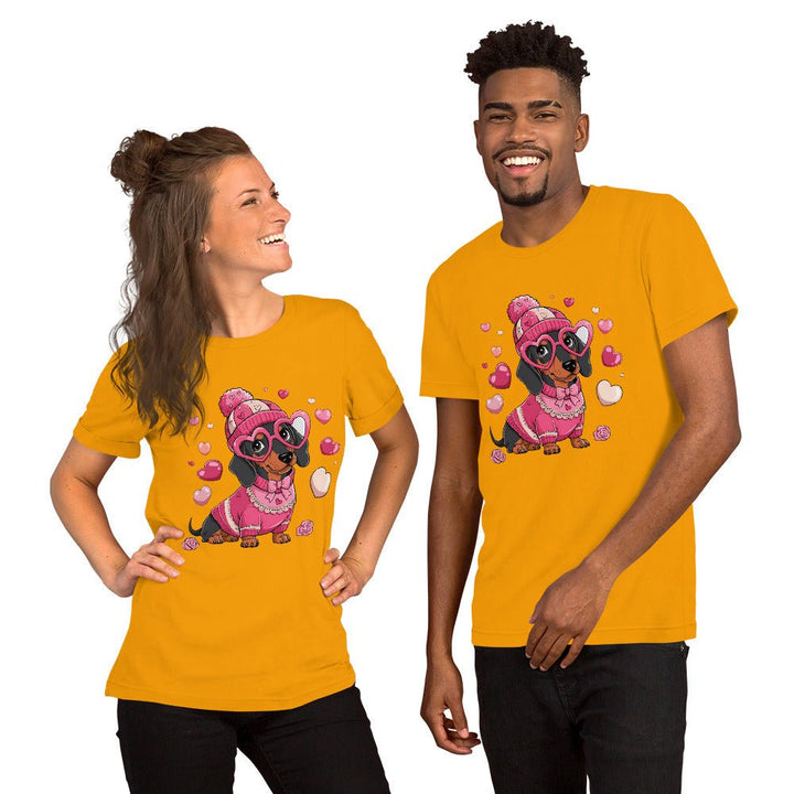 Love Dog Graphic Tee - Ash - S - ArtyKoala