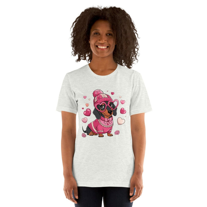 Love Dog Graphic Tee - Ash - S - ArtyKoala