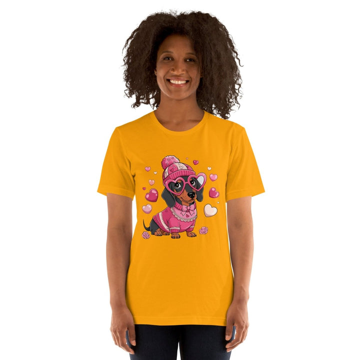 Love Dog Graphic Tee - Ash - S - ArtyKoala