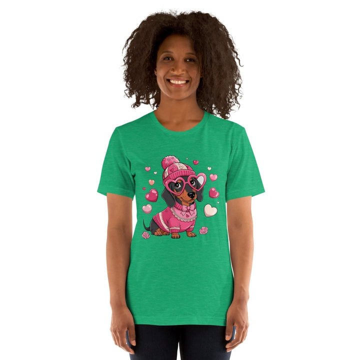 Love Dog Graphic Tee - Ash - S - ArtyKoala