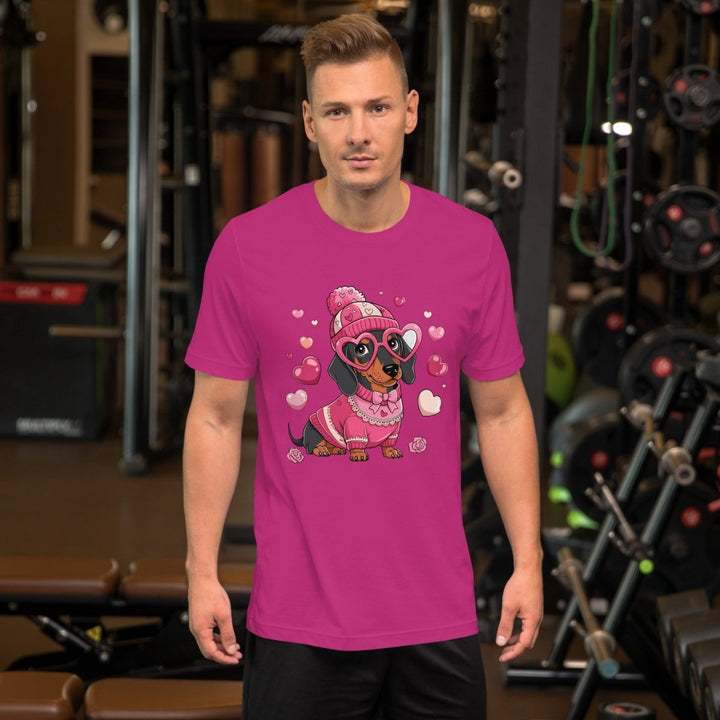 Love Dog Graphic Tee - Ash - S - ArtyKoala