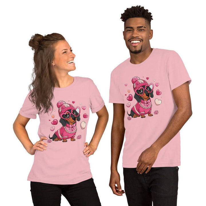 Love Dog Graphic Tee - Ash - S - ArtyKoala