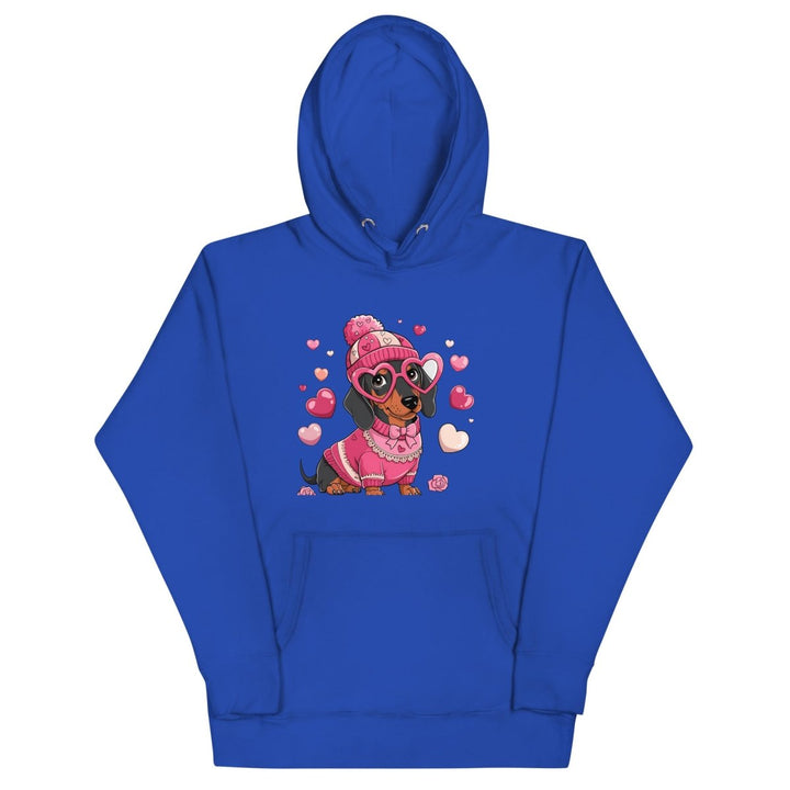 Love Dog Unisex Graphic Hoodie - Team Royal - S - ArtyKoala