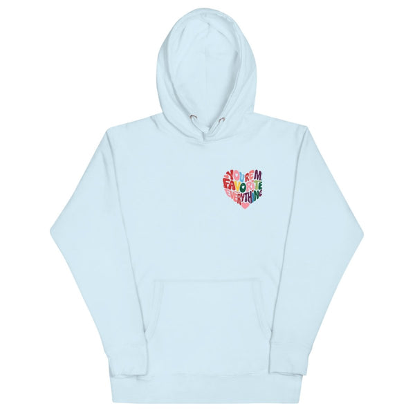 Love Graphic Hoodie - Sky Blue - S - ArtyKoala
