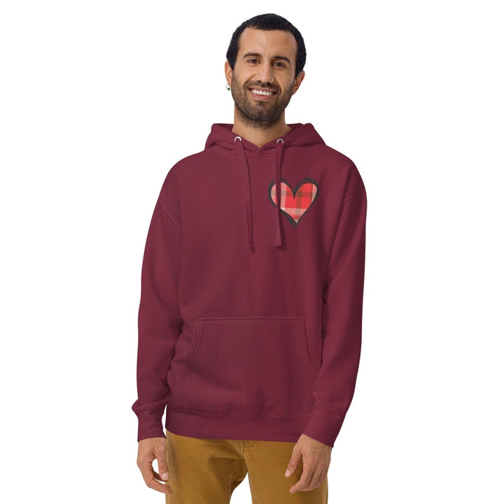Love Heart Graphic Hoodie - Navy Blazer - S - ArtyKoala