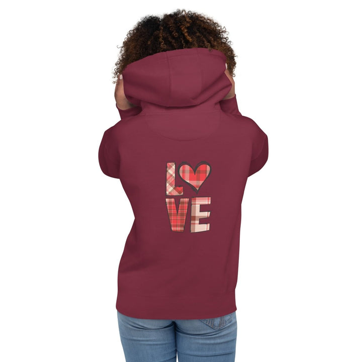 Love Heart Graphic Hoodie - Navy Blazer - S - ArtyKoala