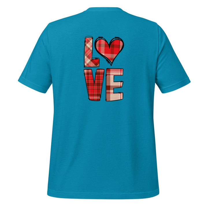Love Heart Graphic Tee - Red - XS - ArtyKoala