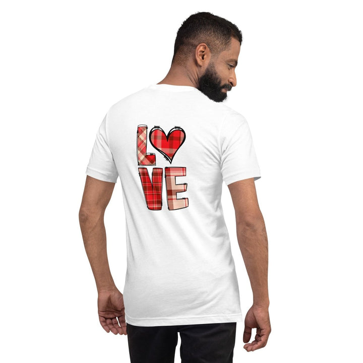 Love Heart Graphic Tee - White - XS - ArtyKoala