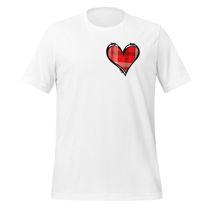 Love Heart Graphic Tee - White - XS - ArtyKoala