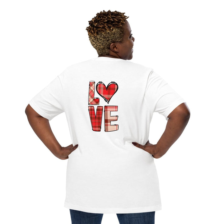 Love Heart Graphic Tee - White - XS - ArtyKoala