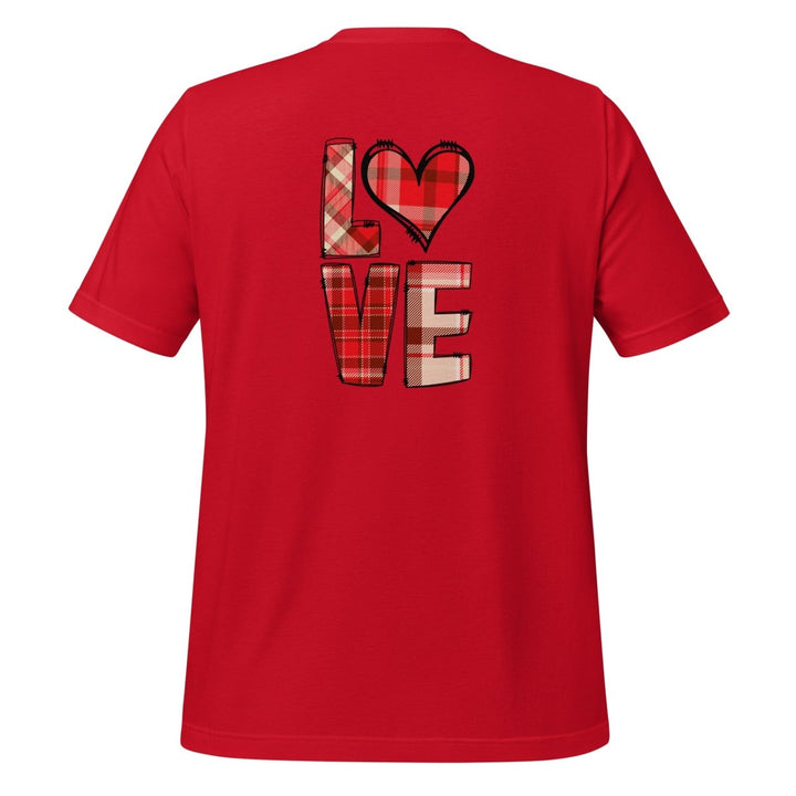 Love Heart Graphic Tee - True Royal - S - ArtyKoala