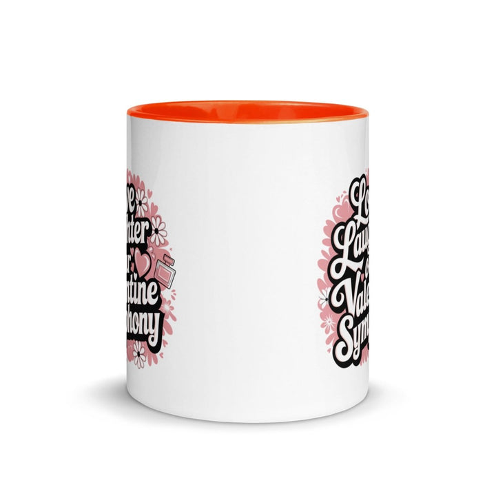 Love Laughter Colorful Print Mug - Black - 11 oz - ArtyKoala