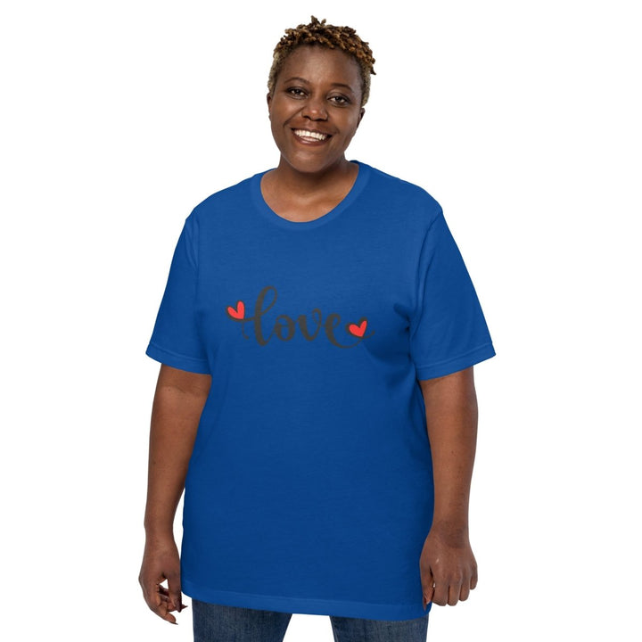 Love Valentine's Day Graphic Tee - Red - XS - ArtyKoala