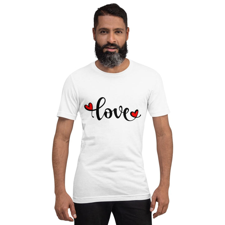 Love Valentine's Day Graphic Tee - Natural - XS - ArtyKoala