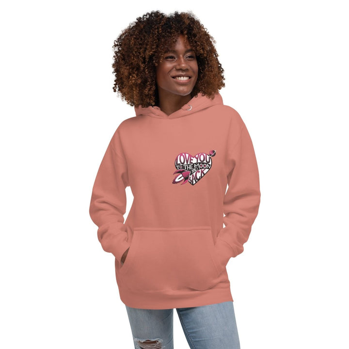 Love You Back Graphic Hoodie - White - S - ArtyKoala