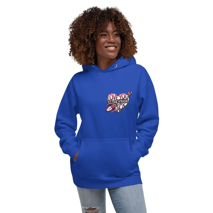 Love You Back Graphic Hoodie - White - S - ArtyKoala