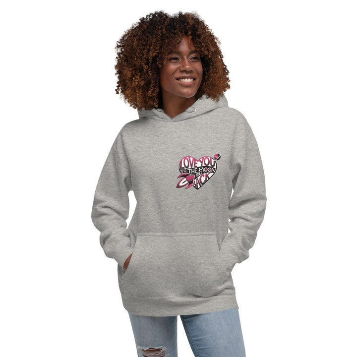 Love You Back Graphic Hoodie - White - S - ArtyKoala