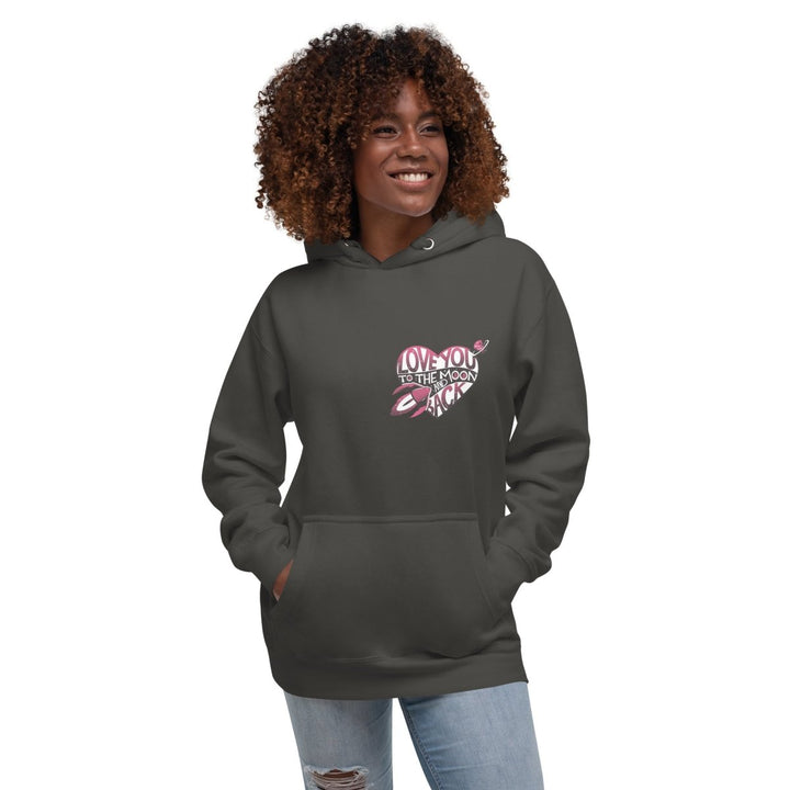 Love You Back Graphic Hoodie - White - S - ArtyKoala