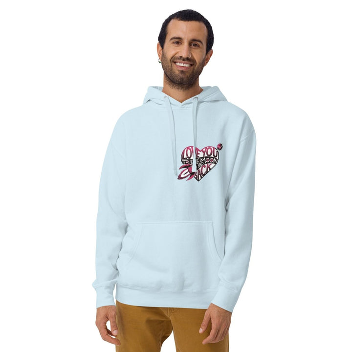 Love You Back Graphic Hoodie - White - S - ArtyKoala