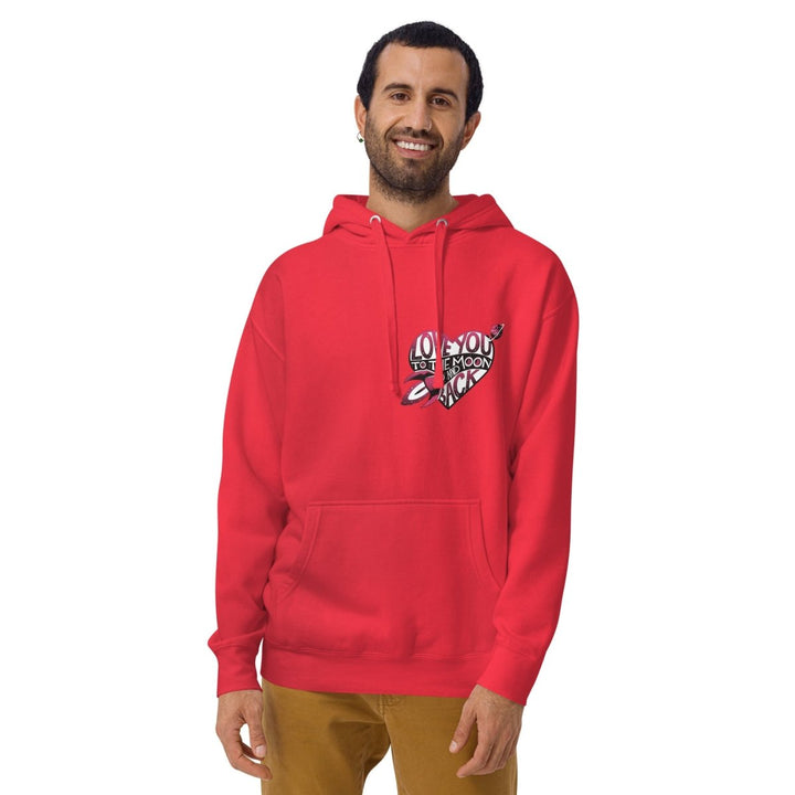 Love You Back Graphic Hoodie - White - S - ArtyKoala