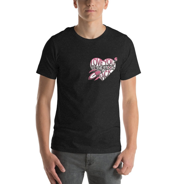 Love You Back Graphic Tee - Black Heather - XS - ArtyKoala