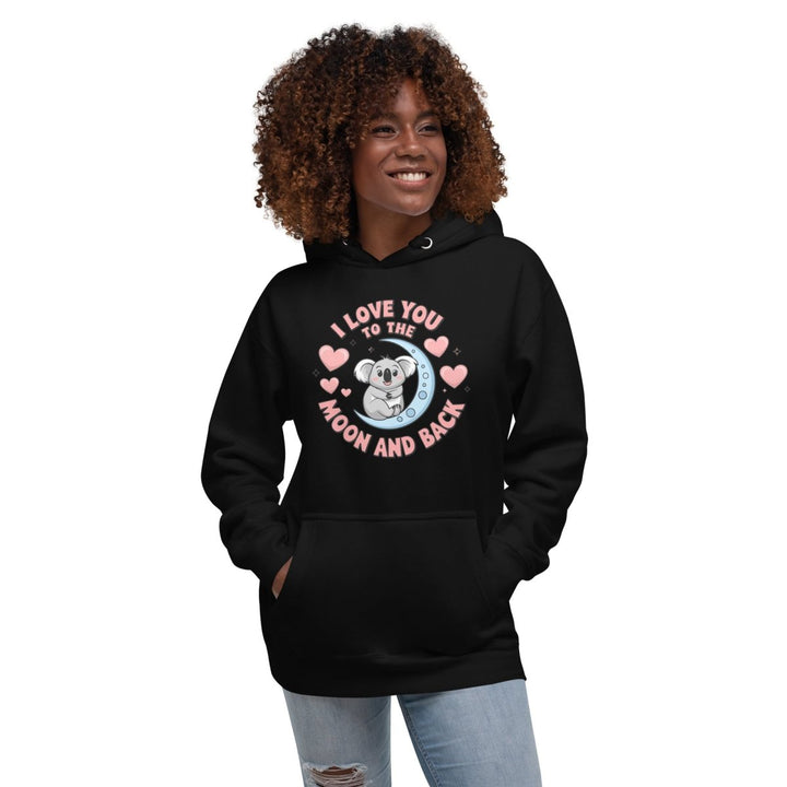 Love You Koala Graphic Hoodie - White - S - ArtyKoala