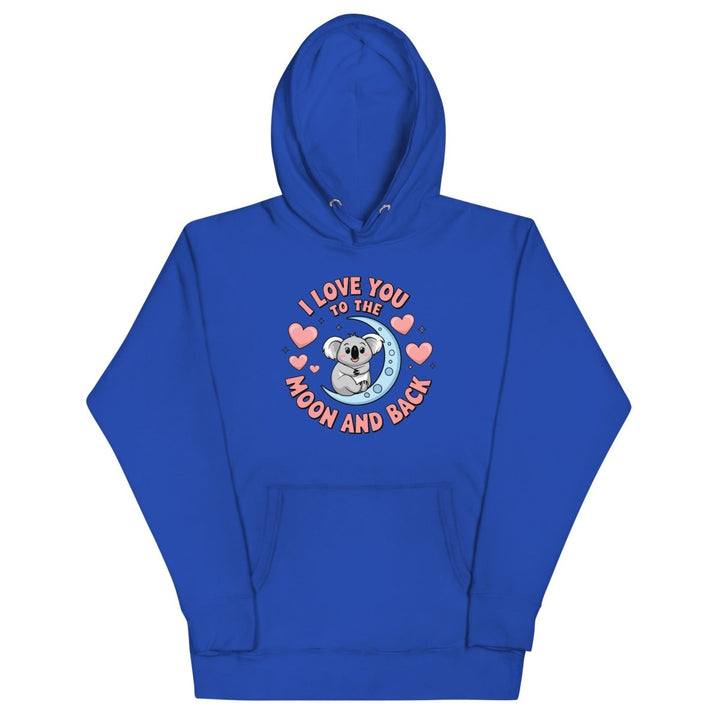 Love You Koala Graphic Hoodie - Team Royal - S - ArtyKoala