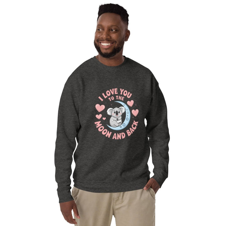 Love You Koala Graphic Sweatshirt - White - S - ArtyKoala