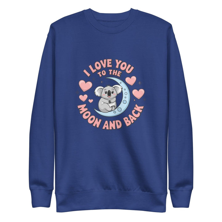Love You Koala Graphic Sweatshirt - Team Royal - S - ArtyKoala