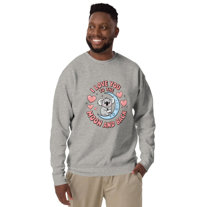 Love You Koala Graphic Sweatshirt - White - S - ArtyKoala