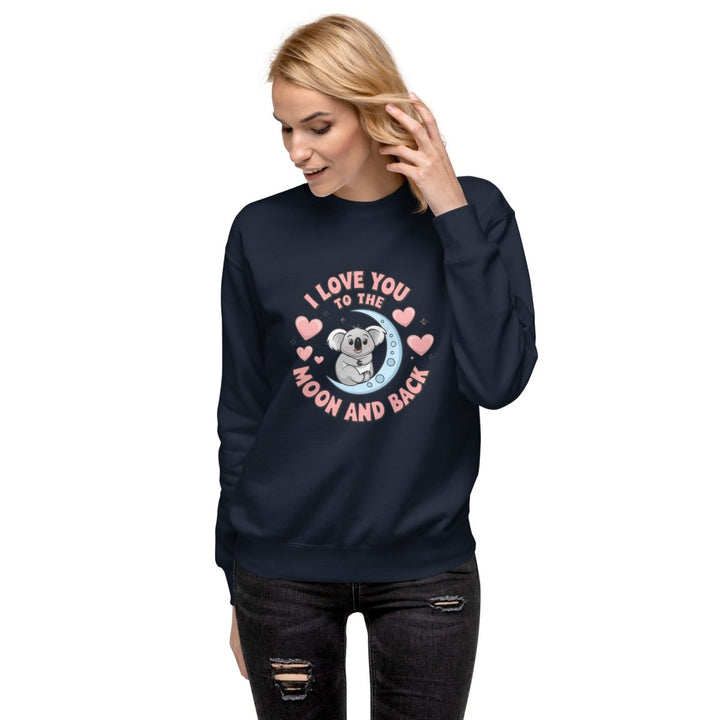 Love You Koala Graphic Sweatshirt - White - S - ArtyKoala