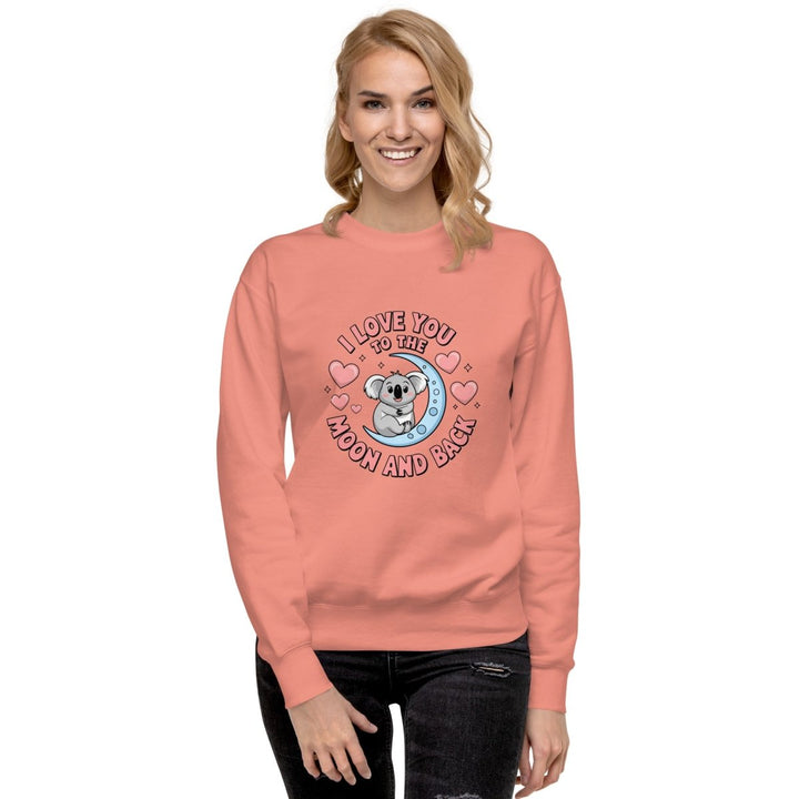 Love You Koala Graphic Sweatshirt - White - S - ArtyKoala