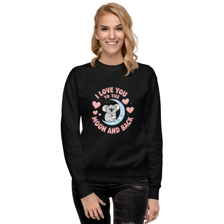Love You Koala Graphic Sweatshirt - White - S - ArtyKoala