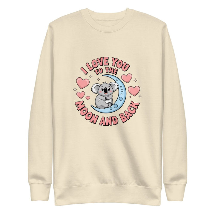 Love You Koala Graphic Sweatshirt - Bone - S - ArtyKoala