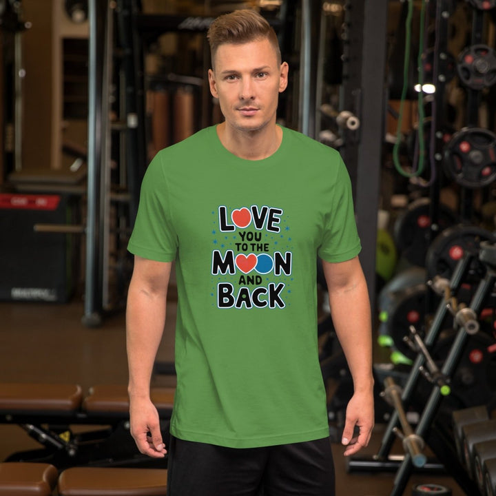 Love You Moon Graphic Tee - Pink - S - ArtyKoala