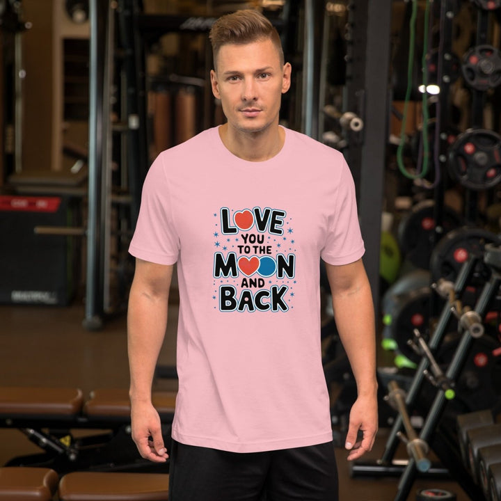 Love You Moon Graphic Tee - Black Heather - XS - ArtyKoala