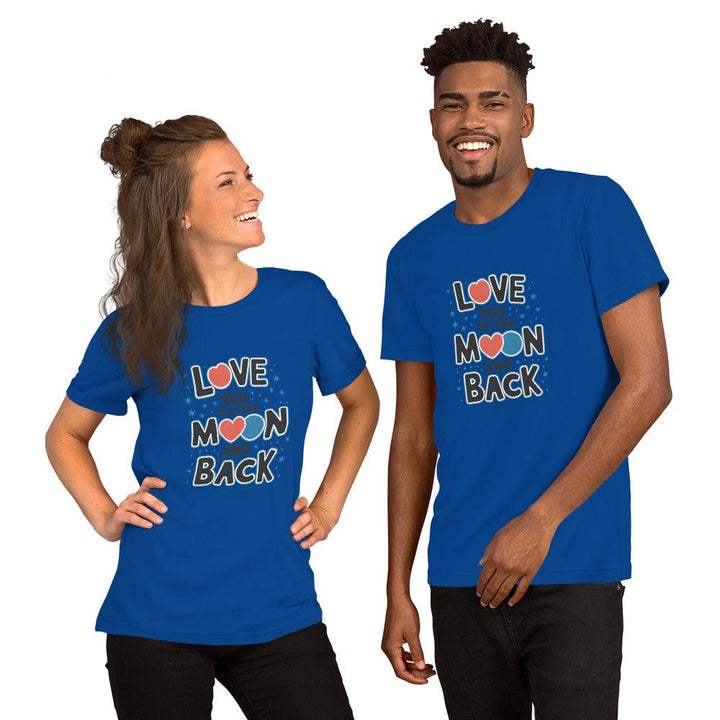 Love You Moon Graphic Tee - Pink - S - ArtyKoala