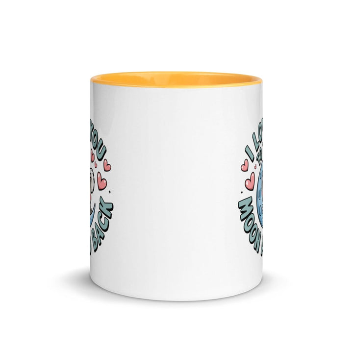 Love You to Moon Koala Colorful Print Mug - Orange - 11 oz - ArtyKoala