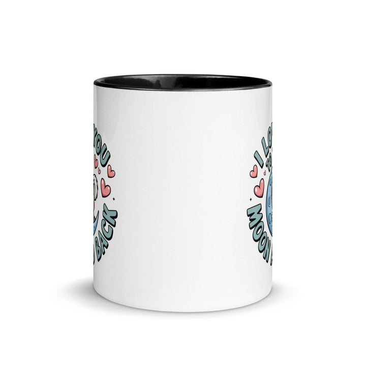 Love You to Moon Koala Colorful Print Mug - Blue - 11 oz - ArtyKoala
