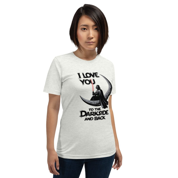 Love You to the Darkside and Back Graphic Tee - Ash - S - ArtyKoala